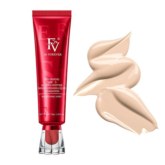 1PCS FV Liquid Foundation Makeup, Full Coverage Oil Control Flawless Foundation
